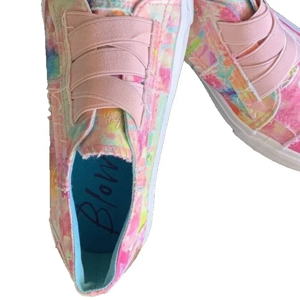 Blowfish Borell Floral Womens Shoes Slip Ons Sneakers Canvas Sz 6.5 - Picture 2 of 10